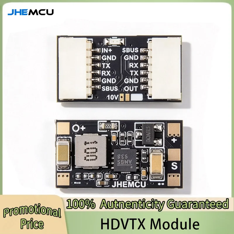 JHEMCU HDVTX Module for O3/ O4, 5V/ 10V Step-down Module Reduces The Input Voltage of The Air End for FPV DIY Part