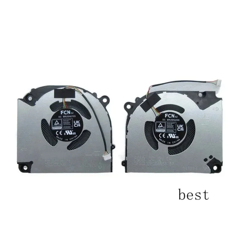 

New Original Laptop CPU GPU Cooling Fan For Medion Erazer Scout E20-MD62528 V170RNC FQNW FQNX DFSCL12E16486S DFSCL12E06486S