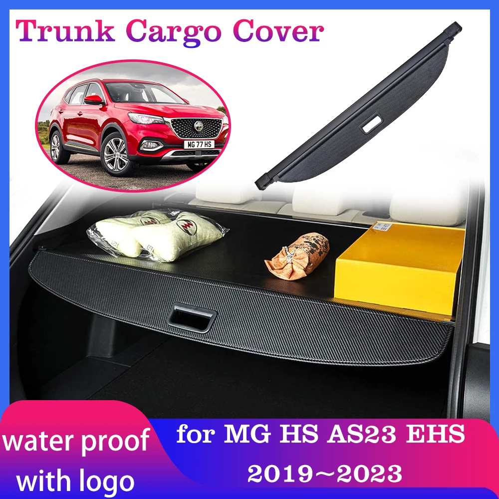 

Car Trunk Cargo Cover for MG HS AS23 EHS PHEV 2019~2023 Luggage Storage Rear Boot Tray Mat Security Shielding Shade Accessories