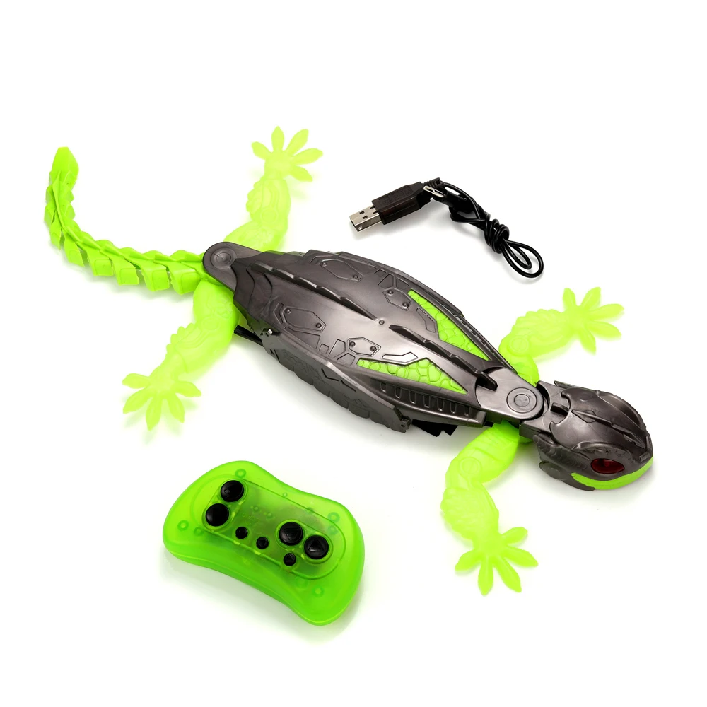 Realistic Biomimetic RC Wall Climbing Lizard Robot  Remote Control Gecko That Climbs Glass Smooth Walls Birthday Gift For Child