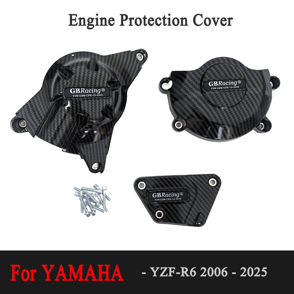 حافظة حماية لغطاء محرك الدراجات النارية لحقيبة GB Racing لهاتف YAMAHA R6 2006-2025 أغطية المحرك حماة #1