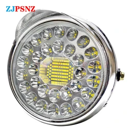 12-80V Light 21/37/66/114/132/181Beads Tricycle Motorcycle Headlight Spot Light Beam Motorbike Fog Lamp LED Spotlight Waterproof