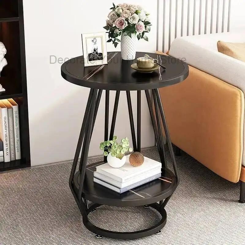 

Room Round Living Room Dressing Table Desks Gold Marble Auxiliary Dining Side Table Bedroom Creative Coiffeuse Nordic Furniture