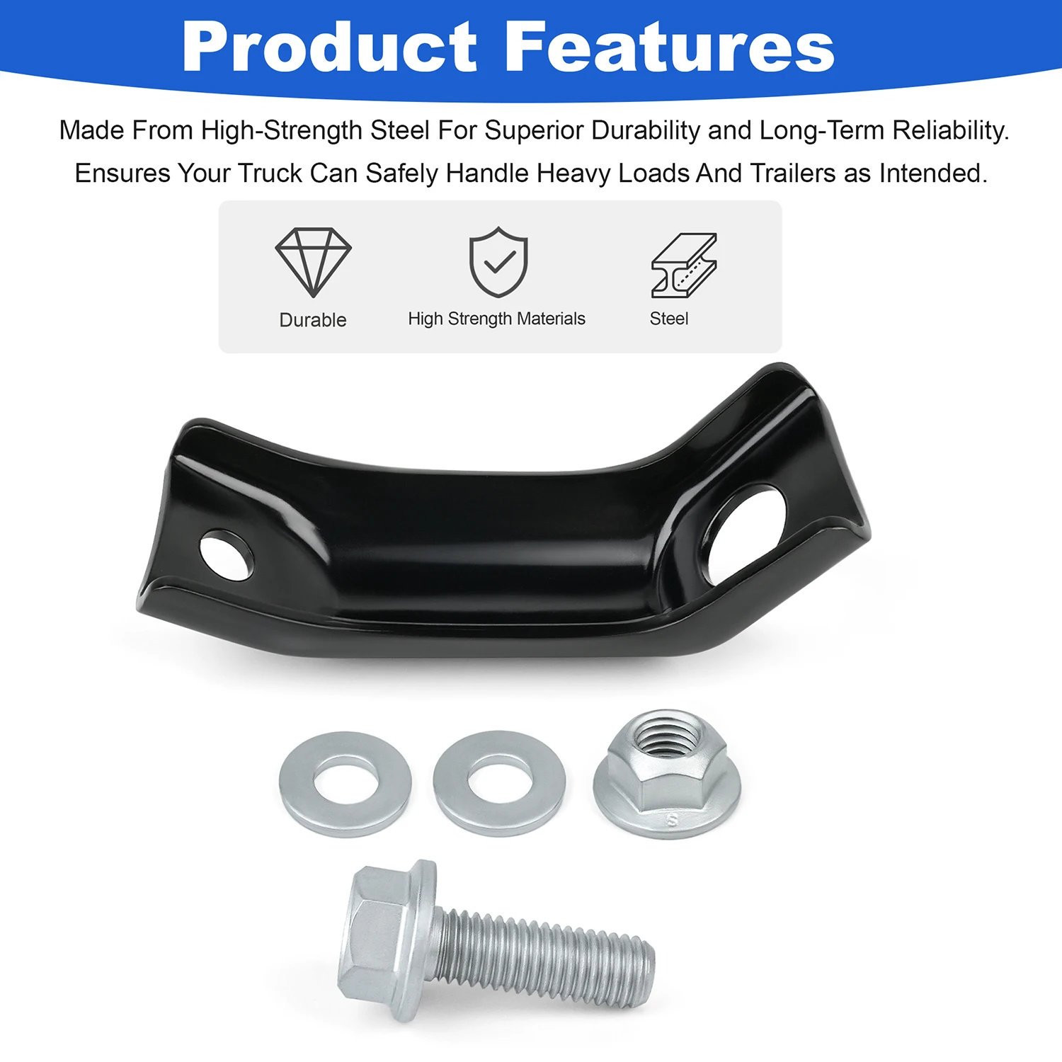 Immagine 5: Rinforzo gancio posteriore molla posteriore 12474022 per Chevy Silverado 1500 1999-2007