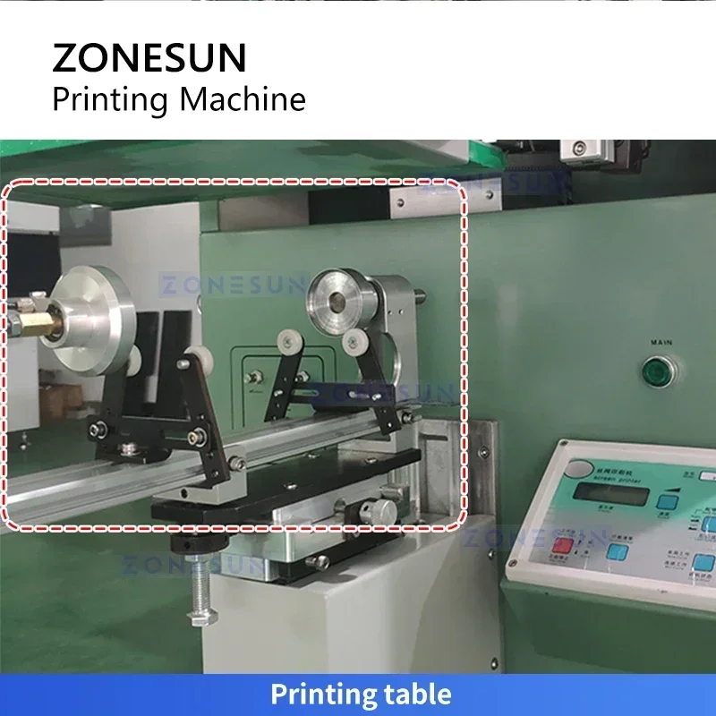 Zonesun Screen Printer Mesin Sablon Botol Peralatan Sablon Cup ZS-SWP1