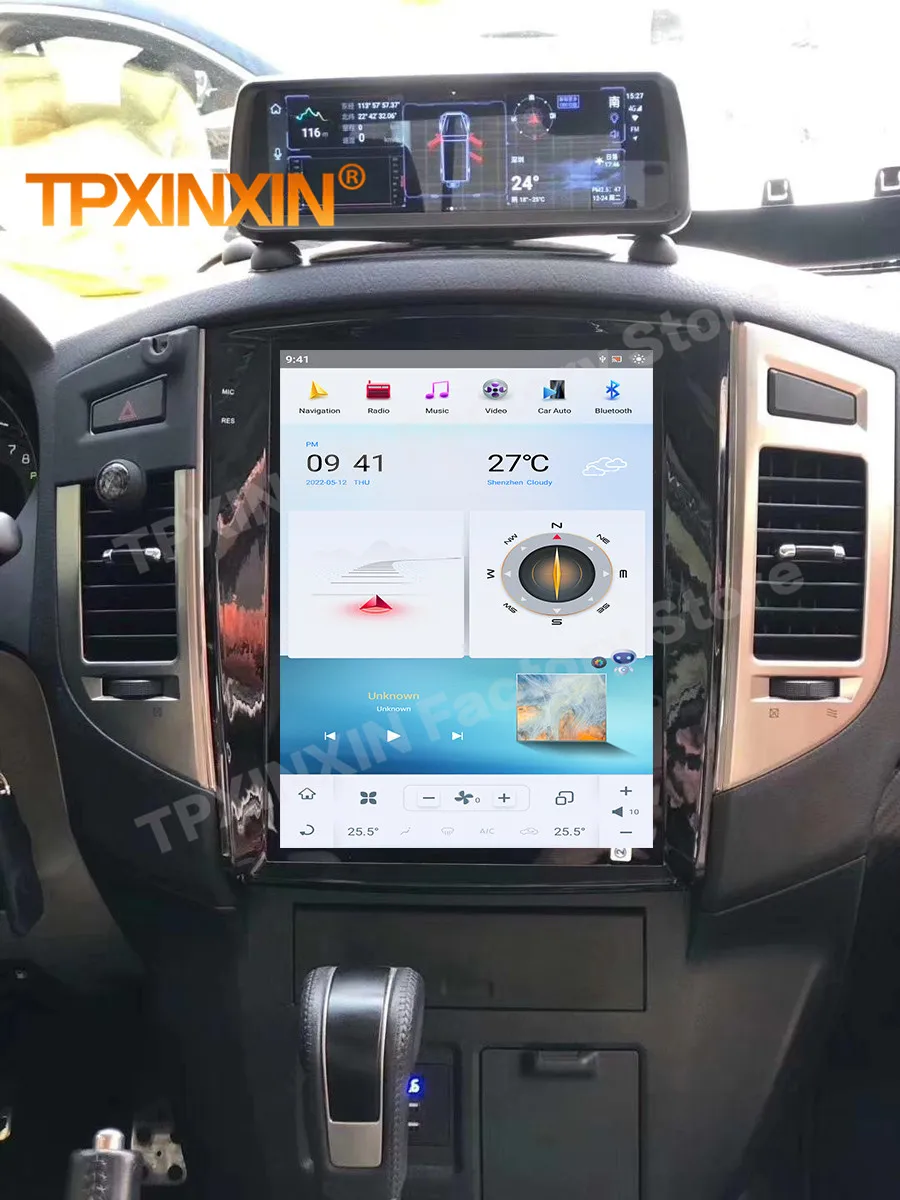 Qualcomm Android Auto Multimedia Stereo For Mitsubishi Pajero V97 V93 Shogun Montero 2006~2019 GPS Navigation Video Head Unit
