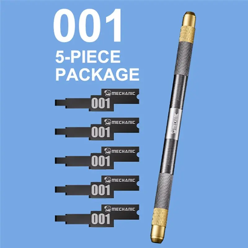 MECHANIC 001 Premium 5-In-1 Screen Glue Removal Tool - Stainless Steel Multi-Purpose Smartphone Repair Blade‌-N37R