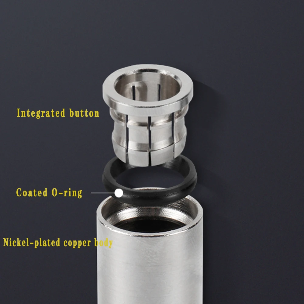PV pneumatic quick connector L-shaped metal all copper nickel plated PU hose air pipe connector 4 6 8 10 12 14 16mm