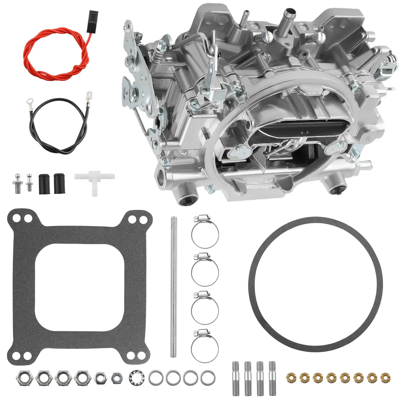 4 Barrel Carburetor w/ Gasket for 1404 Performer 500CFM Square Bore Manual Choke