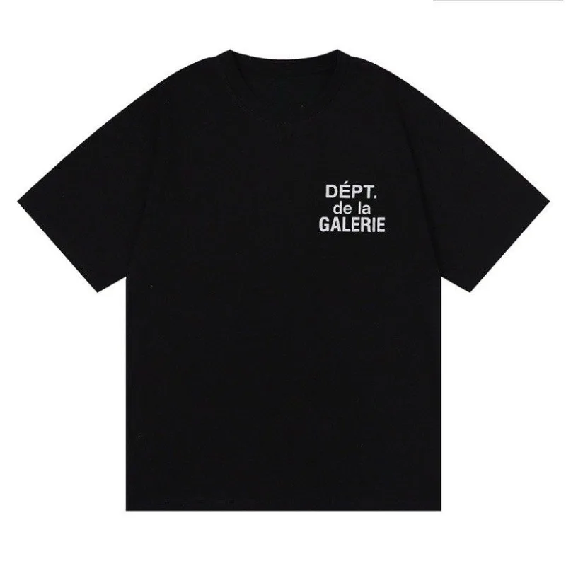 Double Sided Text Print T Shirt Men Vintage French Letter Graphic Crew Neck Short Sleeve Cotton Streetwear Hip Hop Tee Tops
