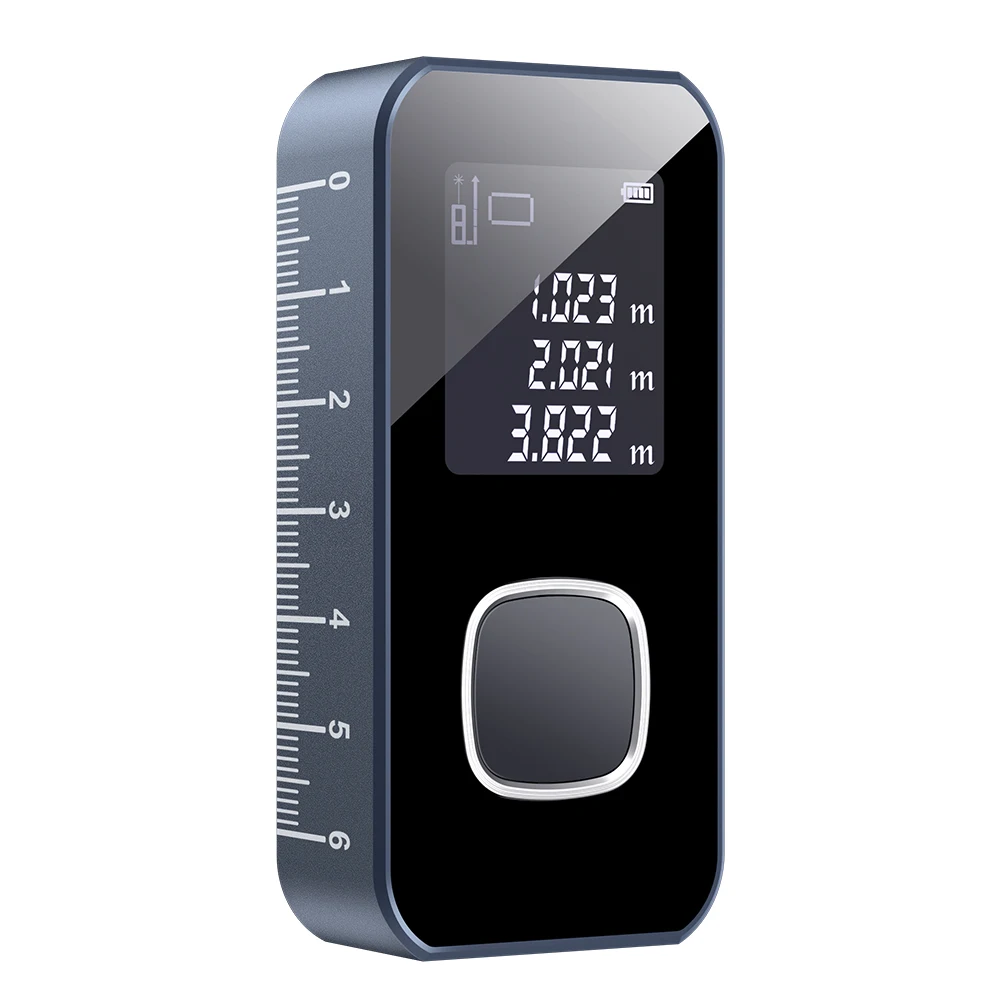 60 متر/30 متر ليزر صغير مقياس مسافات USB قابلة للشحن الأشعة تحت الحمراء المدى مكتشف الليزر الرقمي شريط القياس قياس البناء والمنزل #2