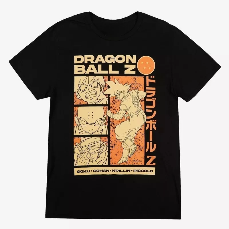 

Мужская футболка с круглым вырезом Dragon Ball Z, модный тренд, уличный женский топ с короткими рукавами высокого качества, летний детский топ с круглым вырезом
