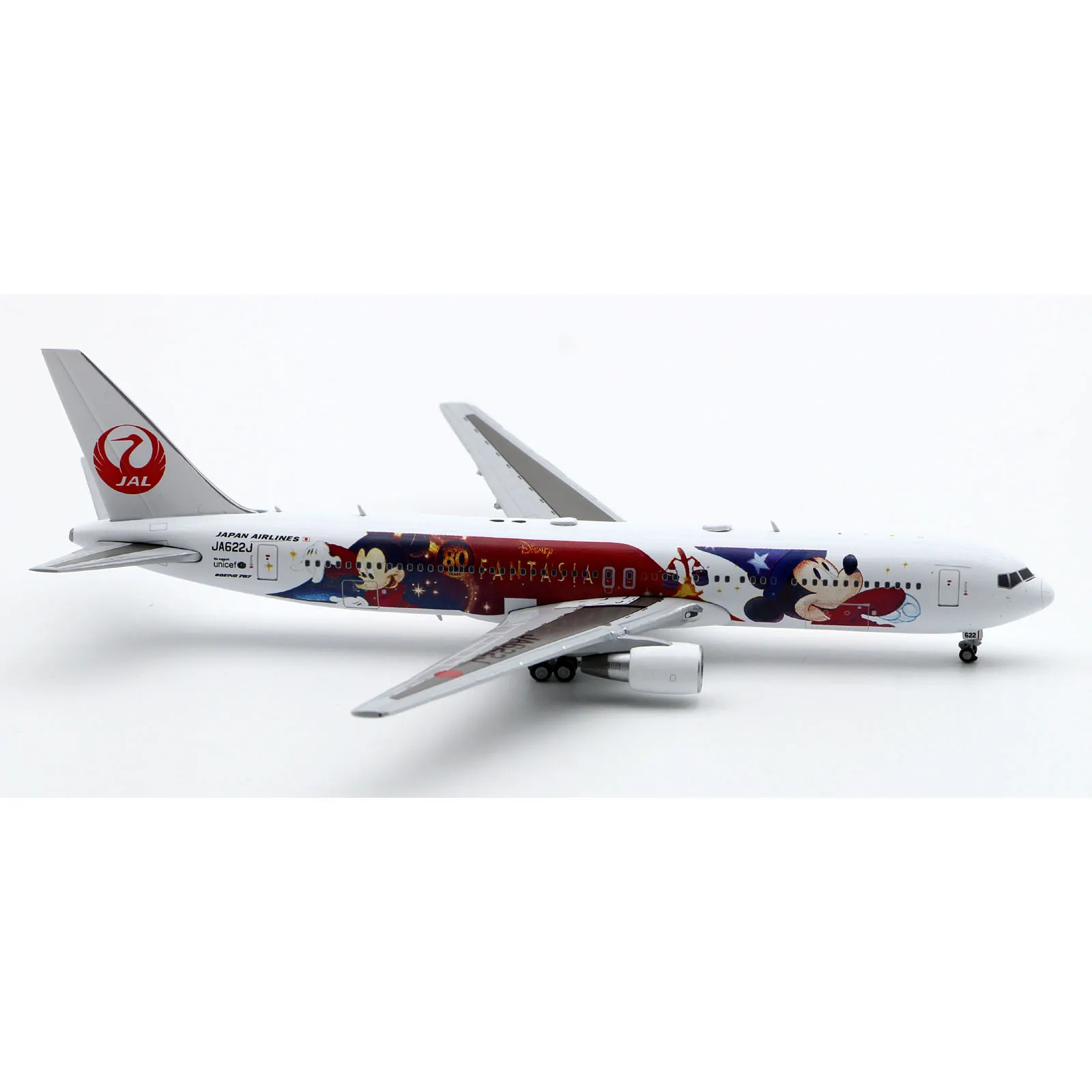 EW4763004 Liga Avião Colecionável Presente JC Asas 1:400 Japão Airlines JAL Boeing B767-300ER Diecast Aeronave Jet Modelo JA622J