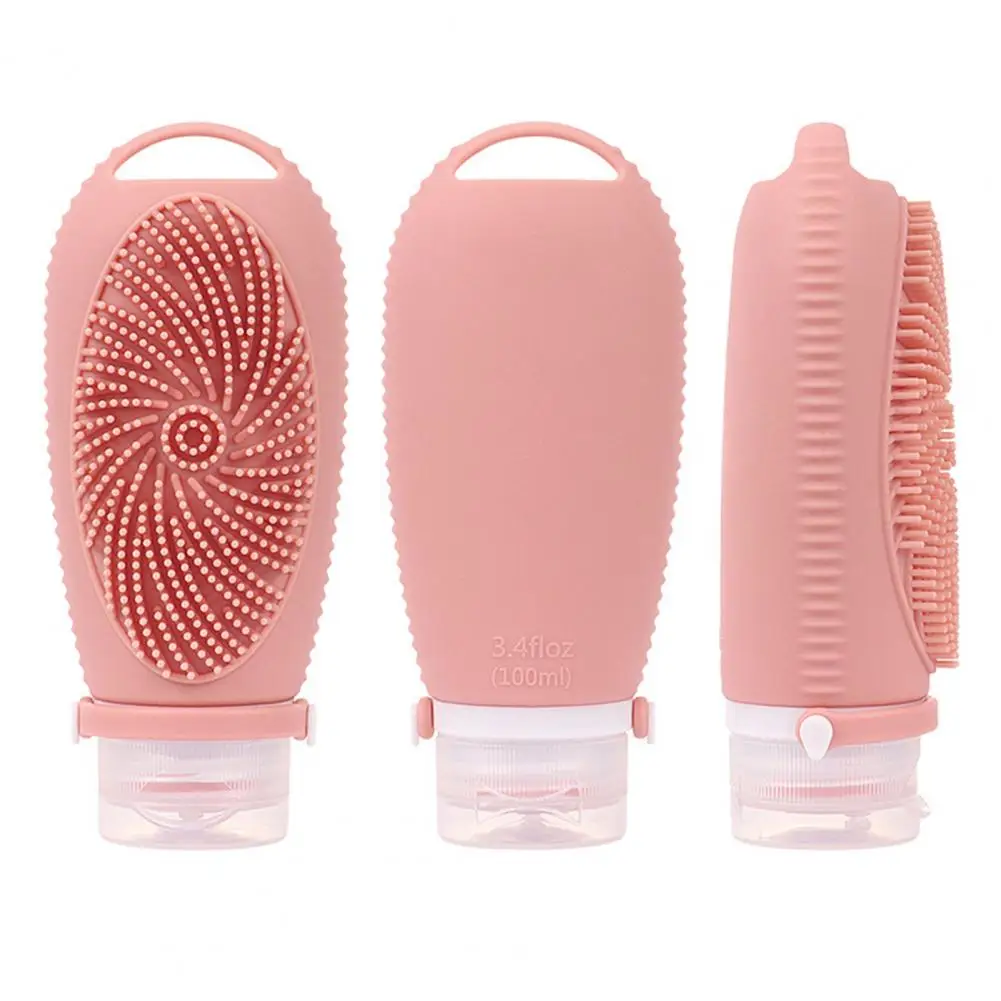 Food-grade Silicone Dispenser Lotion Travel Bottle Leak Proof Silicone Travel Bottles for Toiletries 100ml for Shampoo