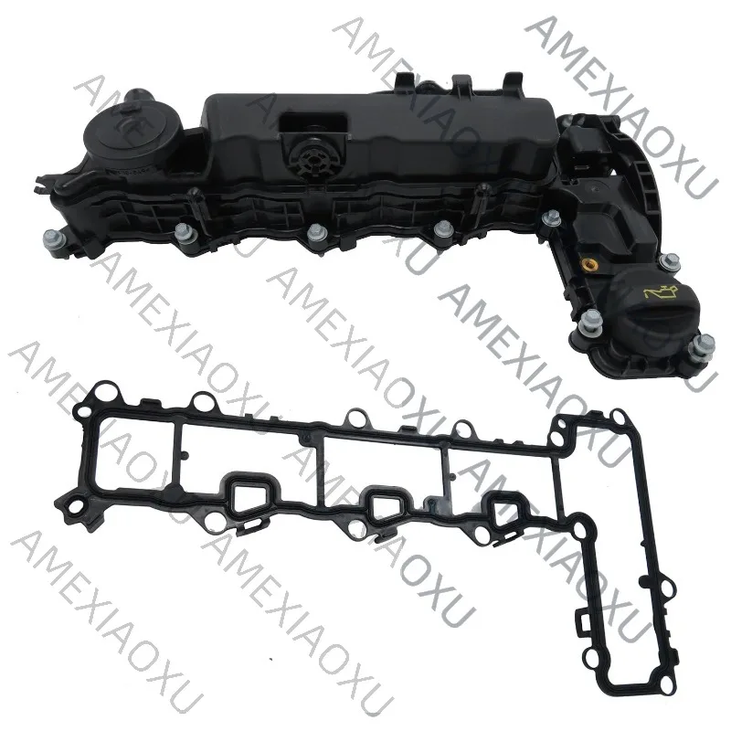 

Rocker Cylinder Head Hood Cover with Oil Cap & Gasket For Ford Edge Mk1 15-18 2.0 TDCI Ford Mondeo MK5 9810700080 E1GQ 6K271 AB