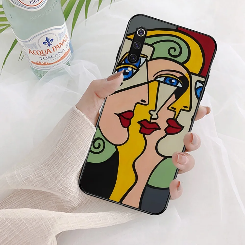 Picasso Abstract Art Painting Phone Case For Xiaomi Mi 5X 8 9 10 11 12 lite pro 10T PocoX3pro PocoM3 Note 10 pro lite