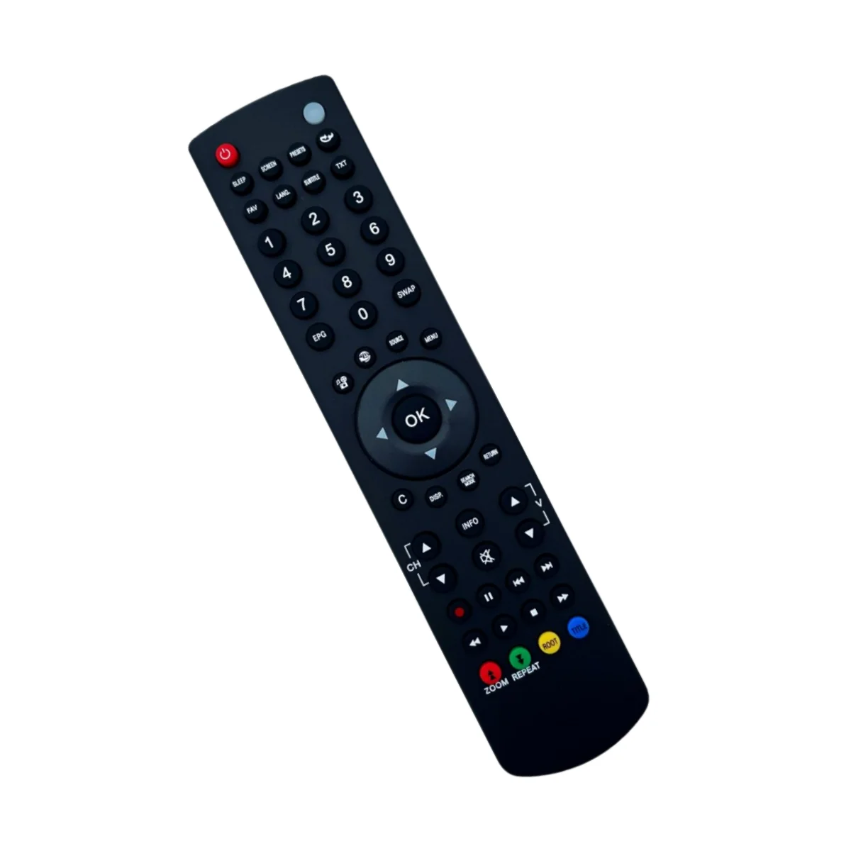 Nuevo Control Remoto de Repuesto RC1910 Compatible con Televisores Inteligentes Toshiba, Sharp, Celcus, Polaroid, Telefunken, FINLUX, LUXOR