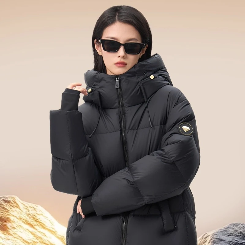 

Женский зимний пуховик Chericom, осень-зима 2022, новые однотонные пуховые пальто с капюшоном, тяжелая теплая женская одежда Y309762Y