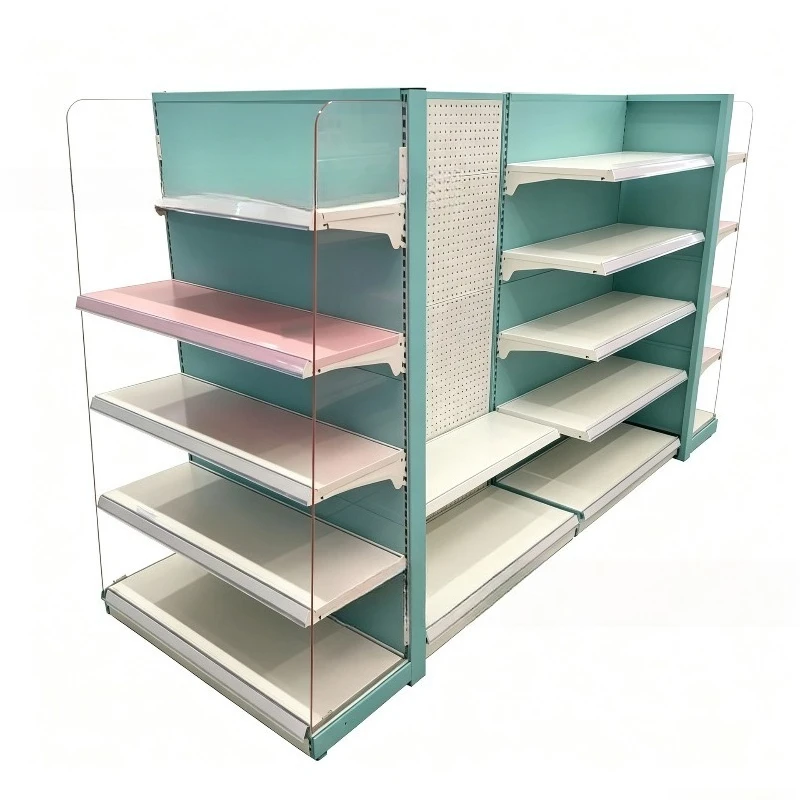 Supermarket shelves, display shelves, hook display shelves