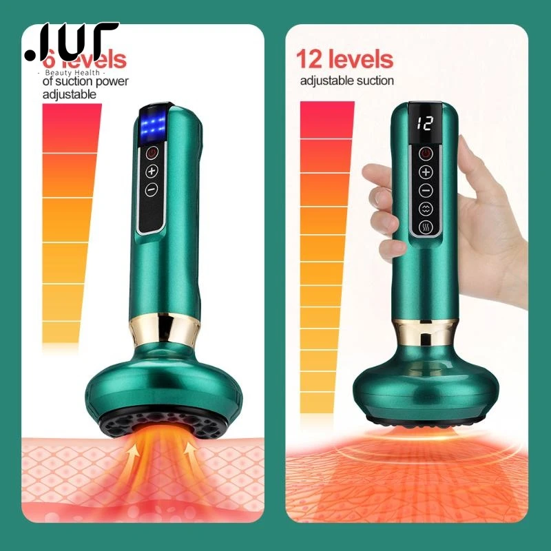 

Electric Suction Medical Cupping Therapy Set Beauty Massager Glass Jars Anti Cellulite Cupping Vacuum Slimming Guasha Massage