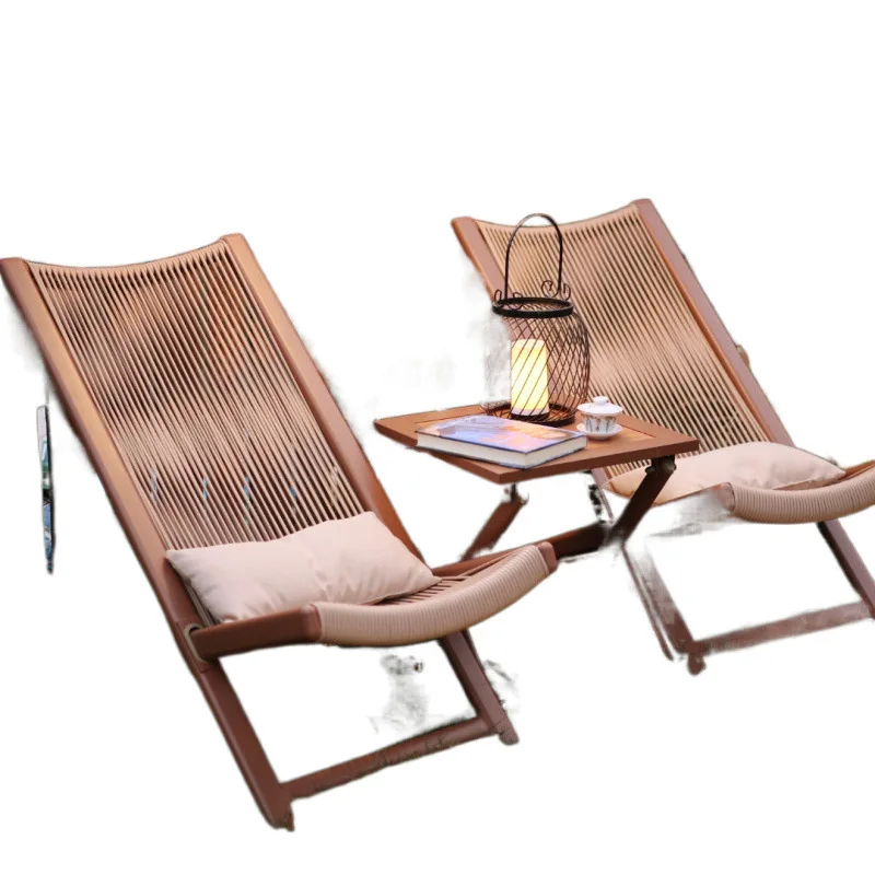 

Outdoor Balcony Court Leisure Chair Backrest Rattan Chair