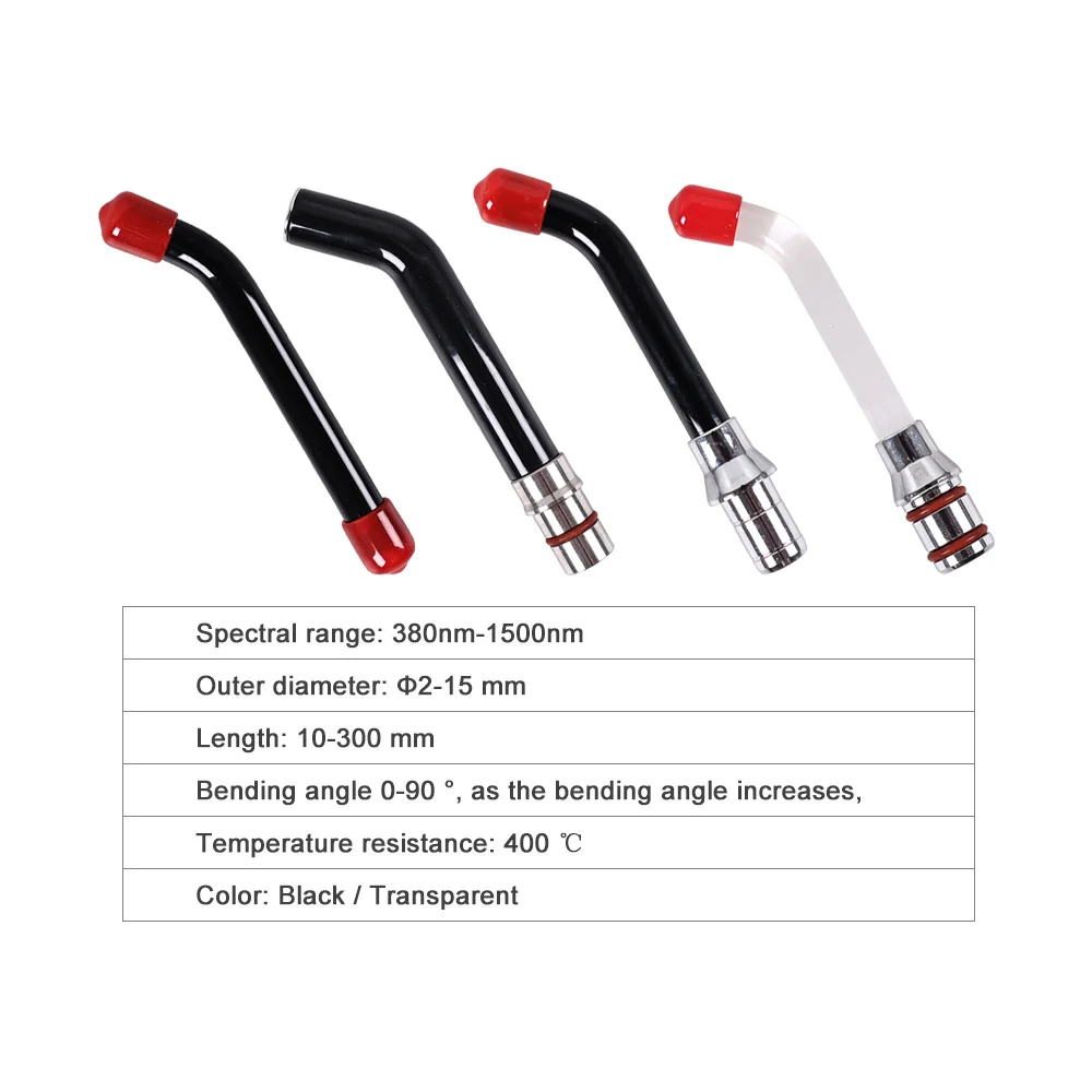 ELIJAH All Types Universal Use Dental LED Curing Light Guide Tips for Dental Cure Lamp Optical Fiber Rod Tips Teeth Whitening