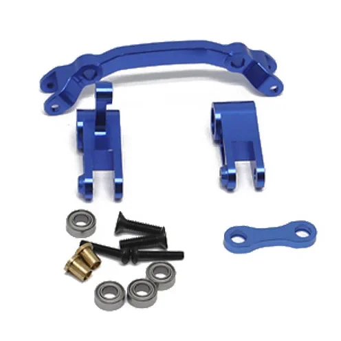 Aluminum Alloy Steering Bellcrank and Steering Link with Ball Bearing for 1/10 Arrma Senton 4X4 Granite 4X4 Typhon 4X4 Big Rock