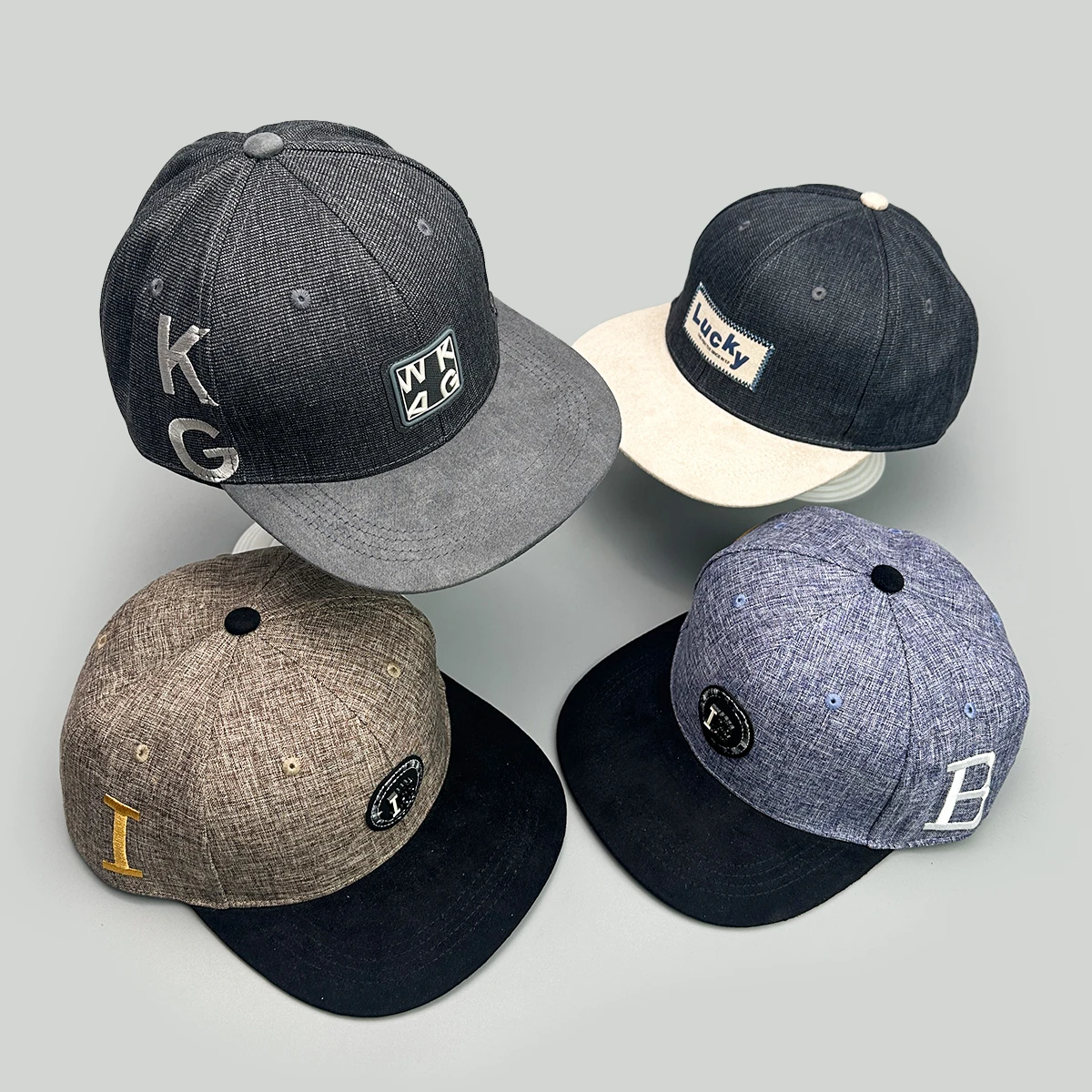 

Simple Letter Embroidery Retro Baseball Hats New Unisex Casual ins Street Versatile Peaked Caps Flat Eave Sunshade British Style