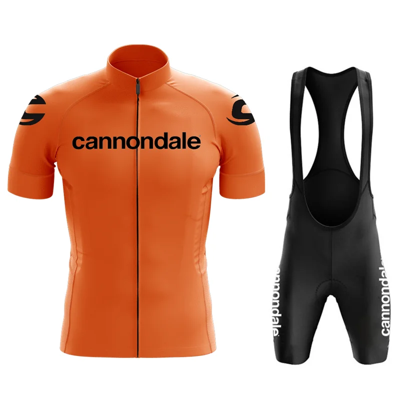 Cannondale Summer Bike Jersey Uomo Mtb Manica corta Set da ciclismo Pantaloncini da bici Set MTB Ropa Ciclismo Camicie da bicicletta Maillot Abbigliamento