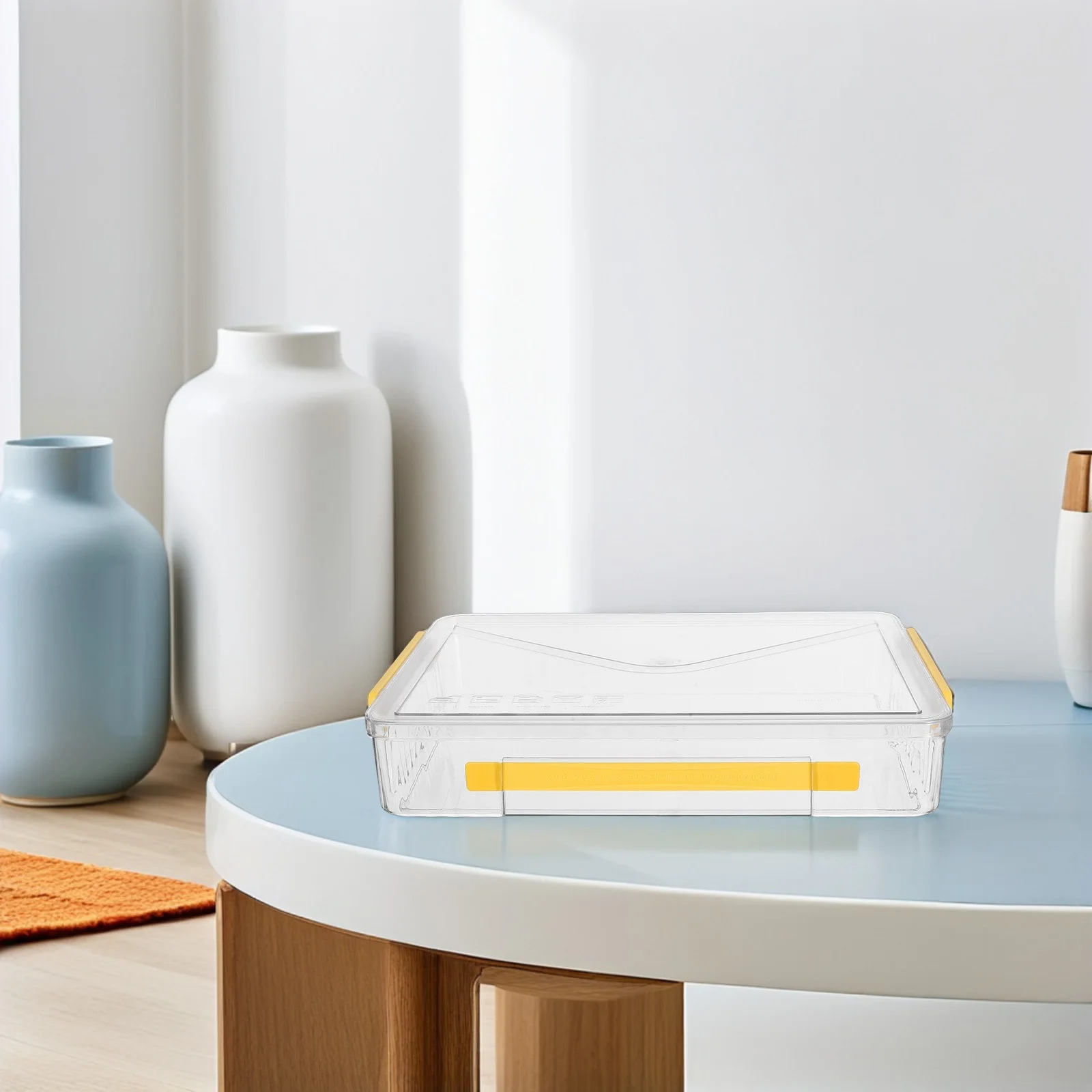 

ID Storage Box Large Index Card Holder Photos Containers Clip Case Note The Pet Portable Project for Magazines