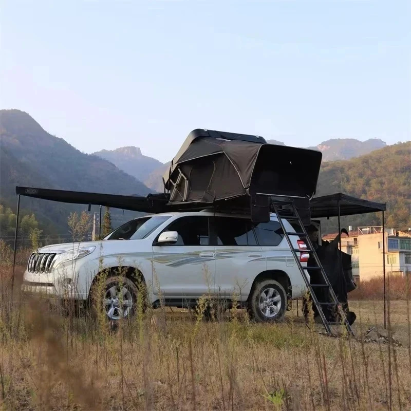 Heavy Waterproof Hard Rooftop Tent Off-Road Vehicle Camping