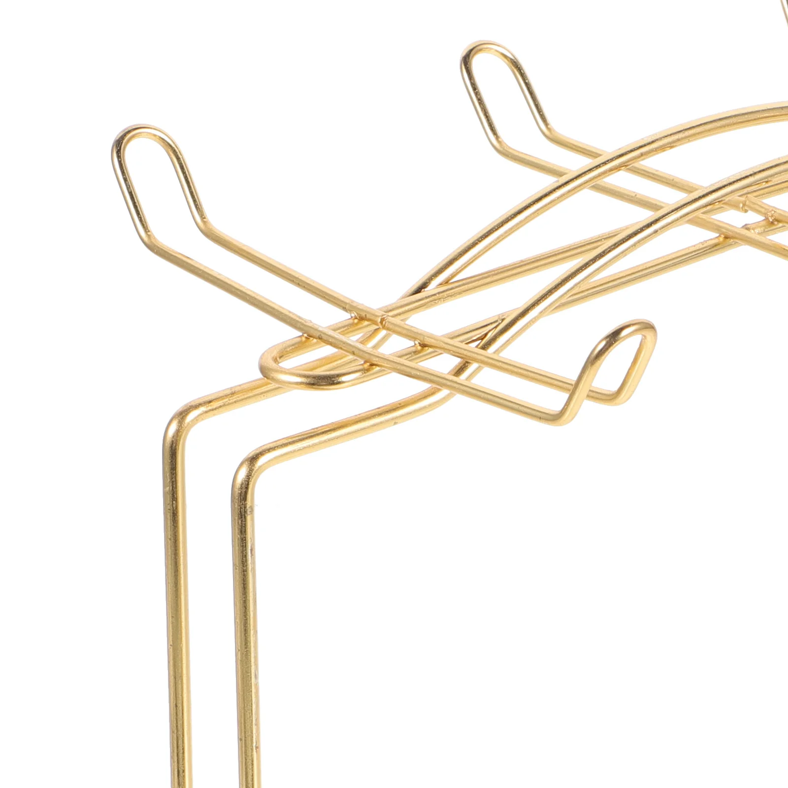 

Coffee Cup Rack Stainless Steel For 4 Cups 6 Plates Golden Kitchen Organizer Drying Shelf Vertical Space Saver Mug Holder