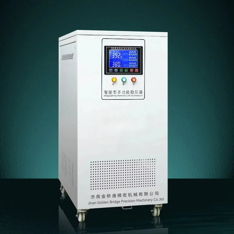 

High Precision Regulator LCD 30kva Regulator 3 Phase 110V 220V 380V High Sensitivity 100% Copper Motor