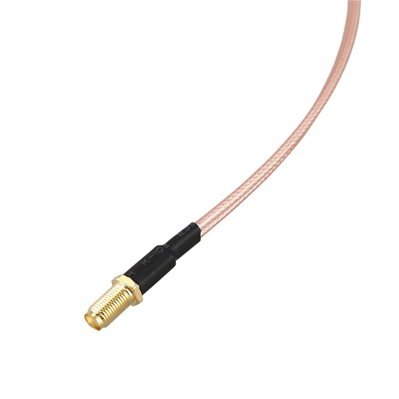 

ABMR-3X SMA Female To Y Type 2 X TS9 Male / CRC9 Male Connector Splitter Combiner Pigtail Cable RG 316 30CM Gold