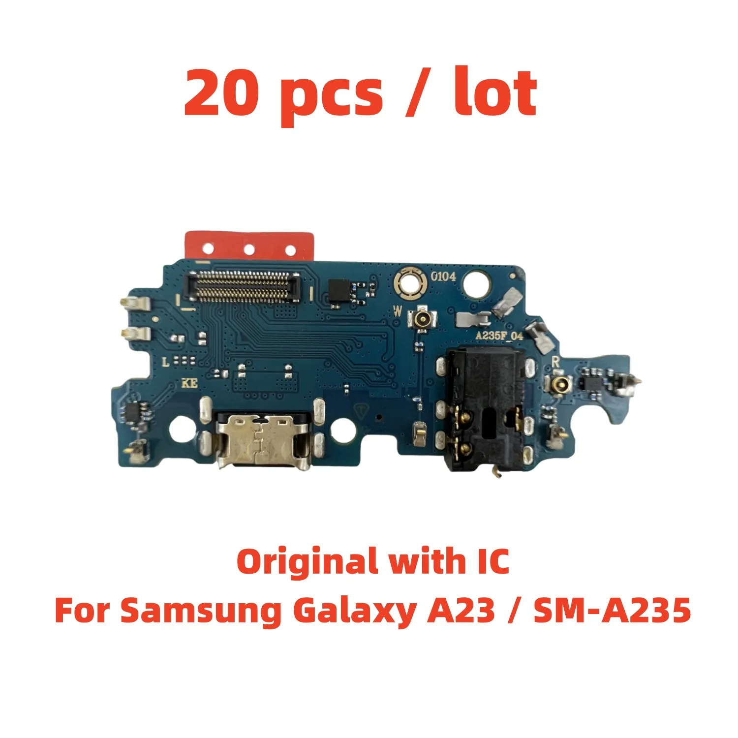 

20 Pcs/Lot USB Charger Dock Connector Board Charging Port Flex Cable For Samsung Galaxy A23 / SM-A235