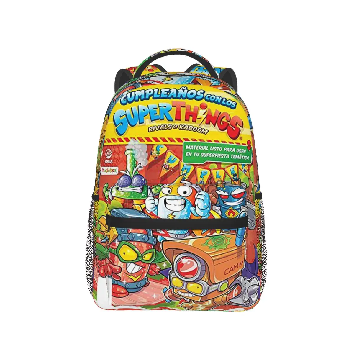 Super Zings Superthings Cartoon Backpack Student Boys Girls BookBag Kids School Bag Computer Shoulder Bags for Men Women - view 4