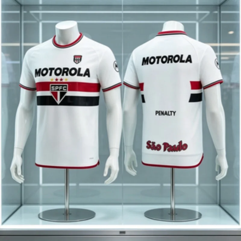 Season 2000 São Paulo Vintage Jersey Shirt New 3D Print Sports Training Breathable Quick Drying Sweatshirt Family Matching Tops