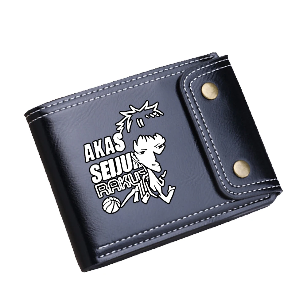 

Аниме Баскетбол Куроко Роскошные мужские короткие кошельки Держатели для карт Кошельки из искусственной кожи с мультяшным принтом Сумки для денег Сумка-клатч для наличных