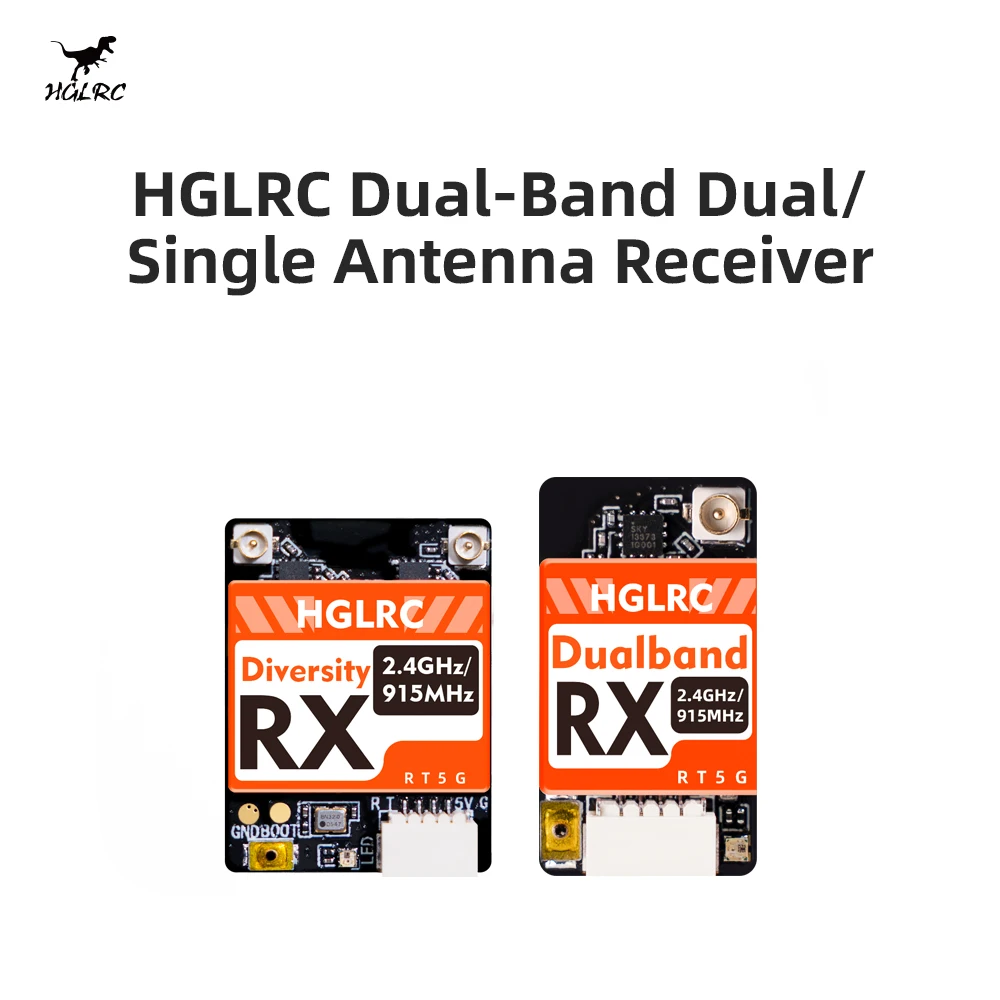 

Приемник HGLRC 915 МГц/2.4 ГГц ELRS — двухдиапазонный с функцией True Diversity, плавное переключение для FPV-дронов