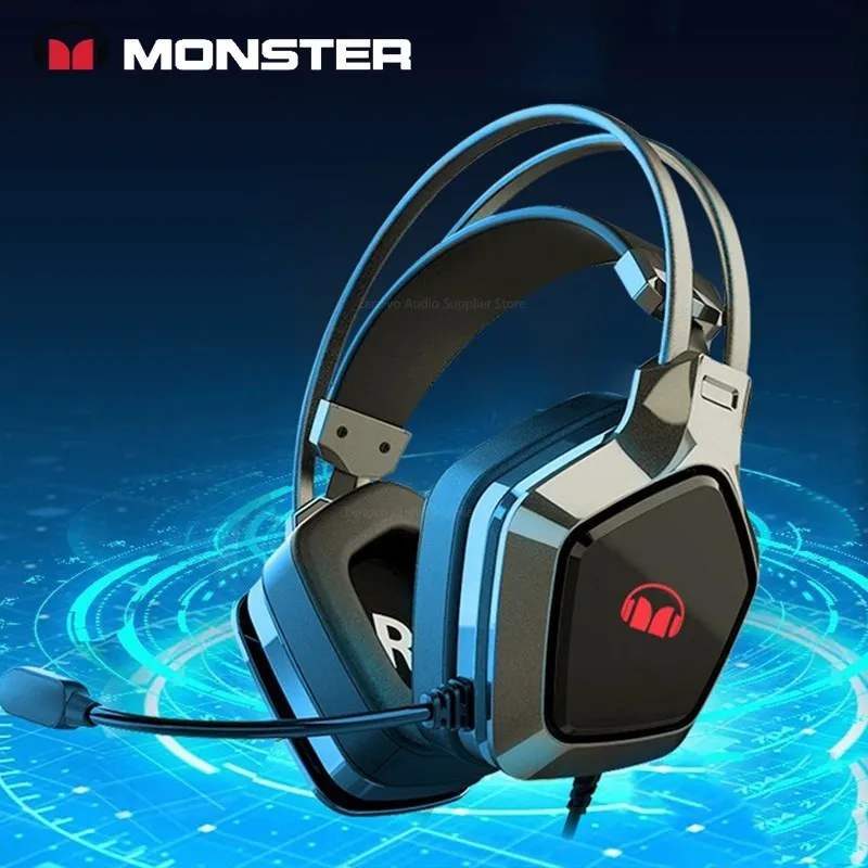 Original Monster N1S Low Latency Noise Reduction Music Earphones Long Endurance Gaming Headphones Quick Connect Earbuds with Mic