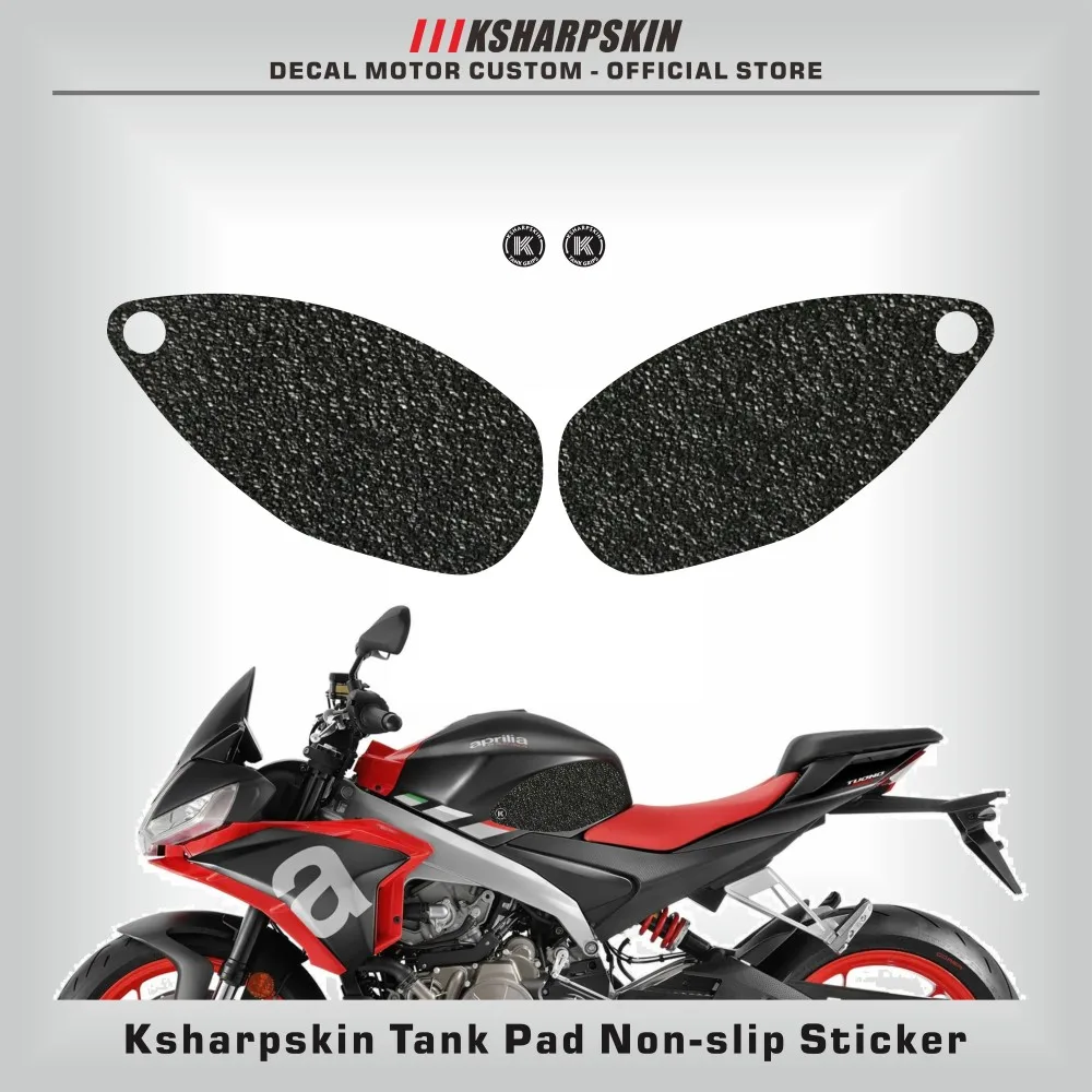 

Motorcycle protection pad tank grip fuel tank pad sticker gasoline knee traction side Non-slip decals for APRILIA RS 660 TUONO