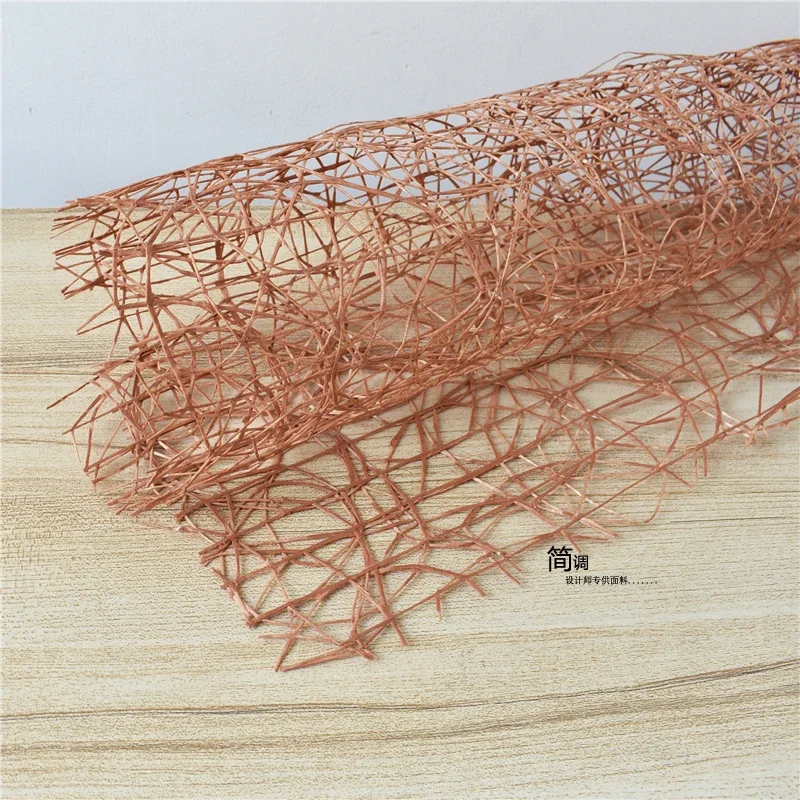 

Корь травы, виноградная лоза, текстура травы, сетчатая ткань, марля, кофейный цвет, плетение, ажурный модный дизайн, креативная одежда, ткань