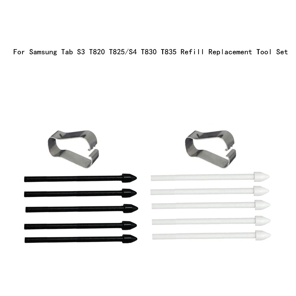 5Pcs Stylus Pen Tips For Samsung Tab S3 T820 T825 S4 T830 T835 Refill Replacement Tool Set Nib For S Pen