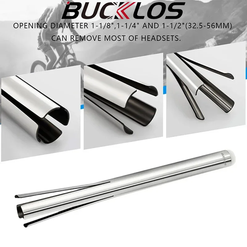 BUCKLOS Bike Threadless Headset Cup Remove Tool Bicycle Bottom Bracket Removal Tool High Quality Stainless Steel Headset Remover