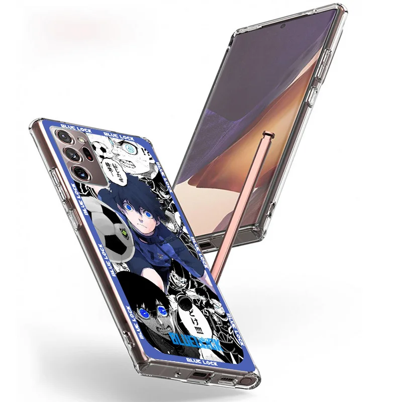 Anime Blue Lock Phnoe Case for Samsung Galaxy S23 S24 Ultra S22 Plus S21 S20 FE S10E S10 S9 S8 + Unique Cover Coque