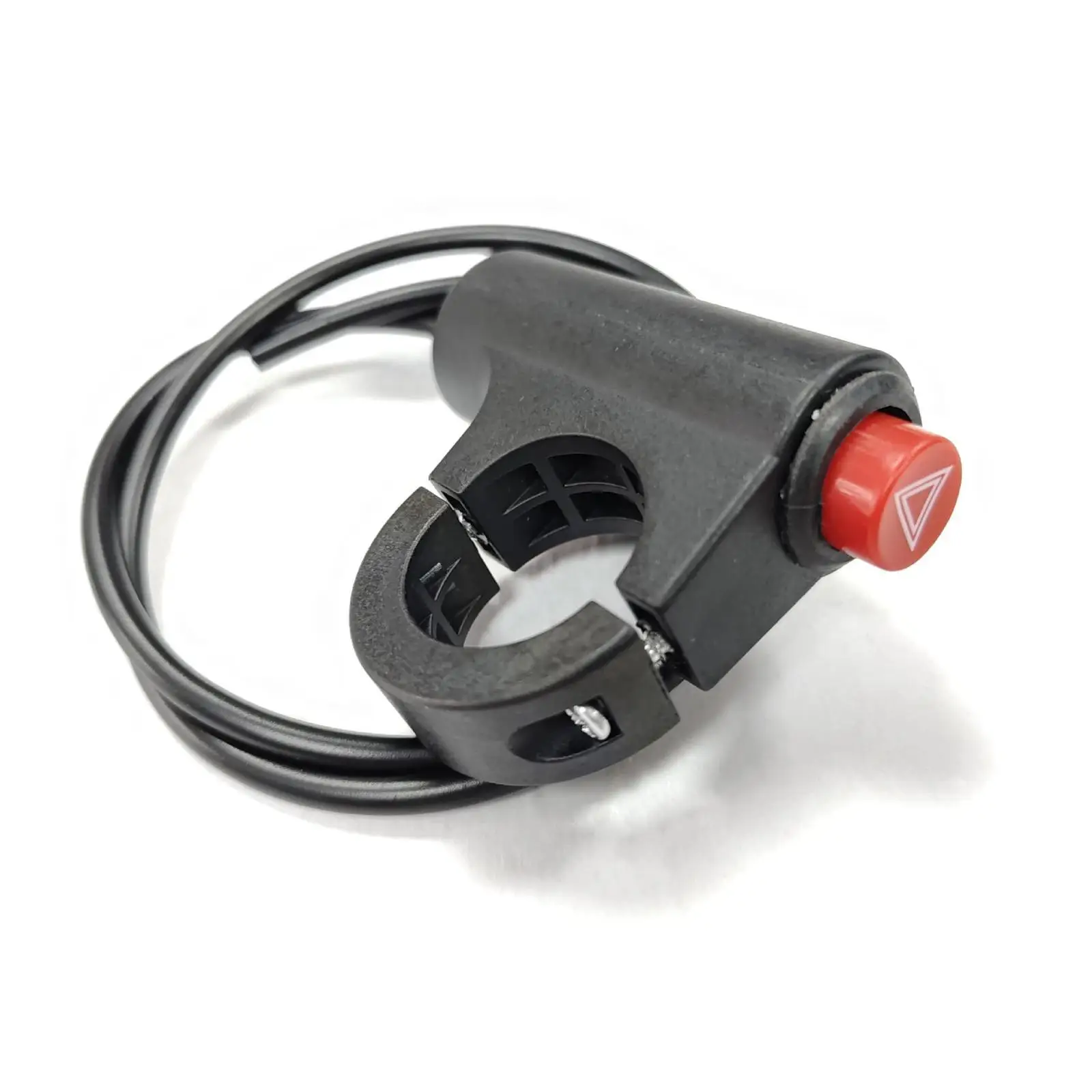 Universal Motorcycle Handlebar ON Off Warning Light Switch ABS Durable Push Button for 22mm Bike ATV Easy Install
