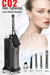 Professional Fractional CO2 Laser Beauty Machine Skin Tightening Scar Removal Acne Treatment Pigment Removal 6 Joints Arm Device