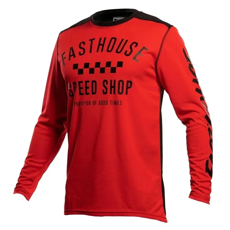 

New men's motorcycle long sleeves Mountain biking 2024 Motocross Jersey Downhill Bicycle T-Shirt