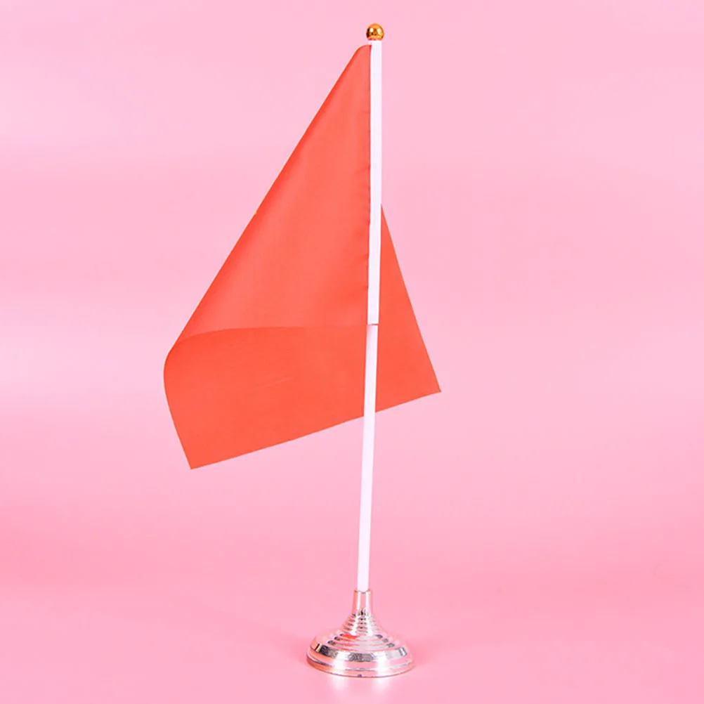 

12Pcs Desktop Flag Holders Portable Fixed Flagpole Bases Stable Office Flag Stands for Meetings Negotiations National Stands