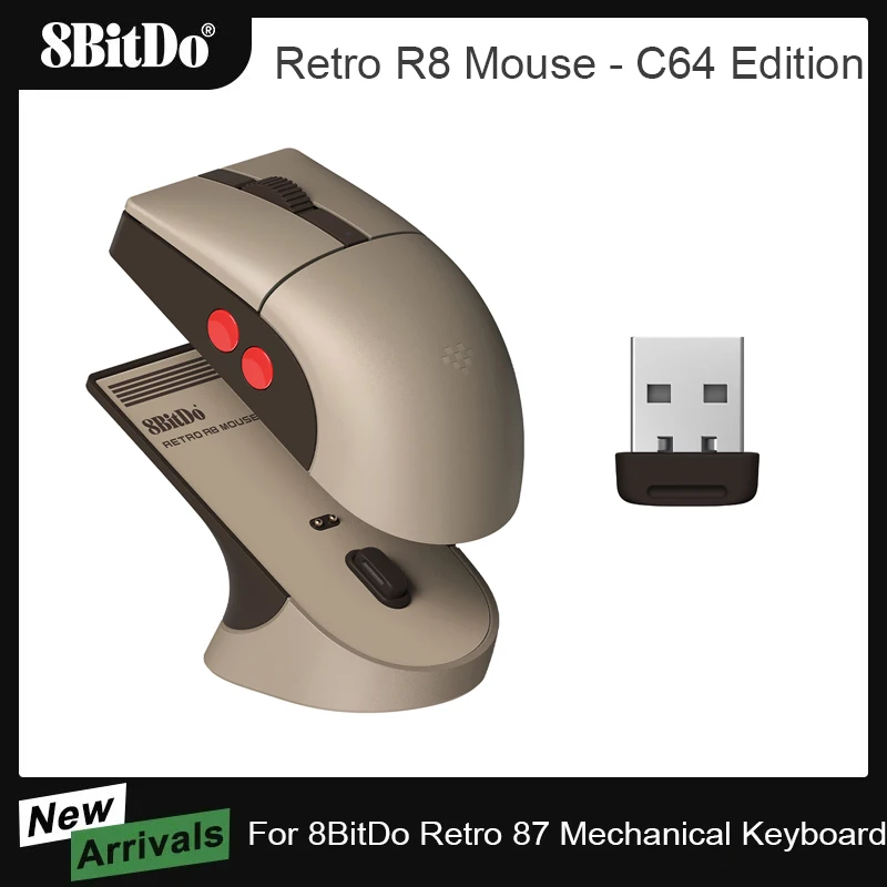 8Bitdo Retro R8 Mou…